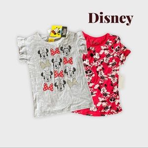 NWT Girls Disney Minnie Mouse shirts